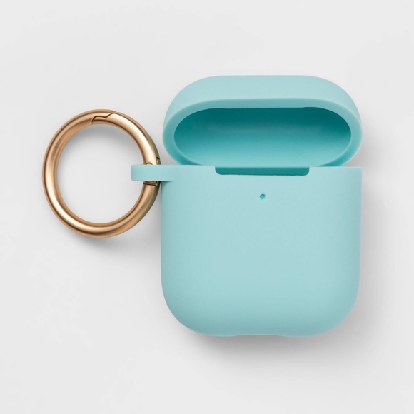 heyday Accessories - heyday Airpod Silicone Case with Clip - Light Aqua
